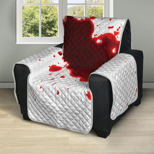 Blood Splashed Print Recliner Protector