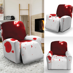 Blood Splashed Print Recliner Slipcover