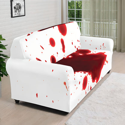Blood Splashed Print Sofa Cover