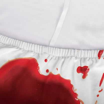 Blood Splashed Print Sofa Cover