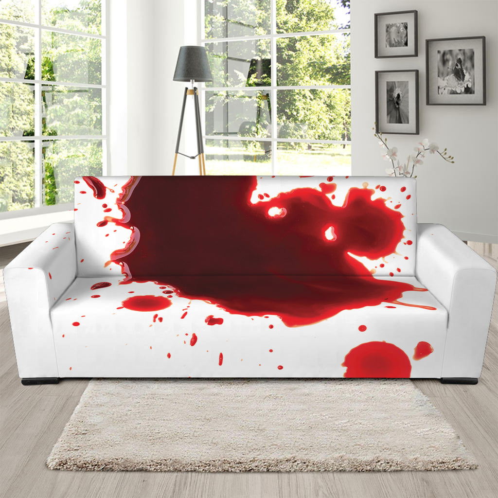 Blood Splashed Print Sofa Slipcover