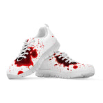 Blood Splashed Print White Sneakers