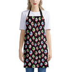 Bloody Eyeball Pattern Print Apron