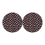 Bloody Eyeball Pattern Print Car Coasters