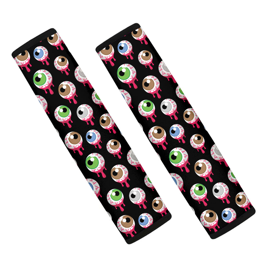 Bloody Eyeball Pattern Print Car Seat Belt Covers