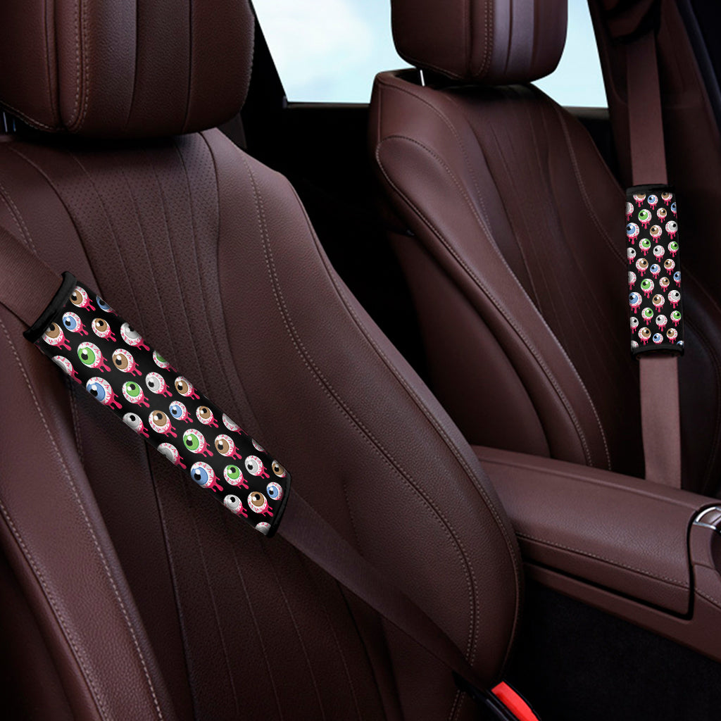 Bloody Eyeball Pattern Print Car Seat Belt Covers