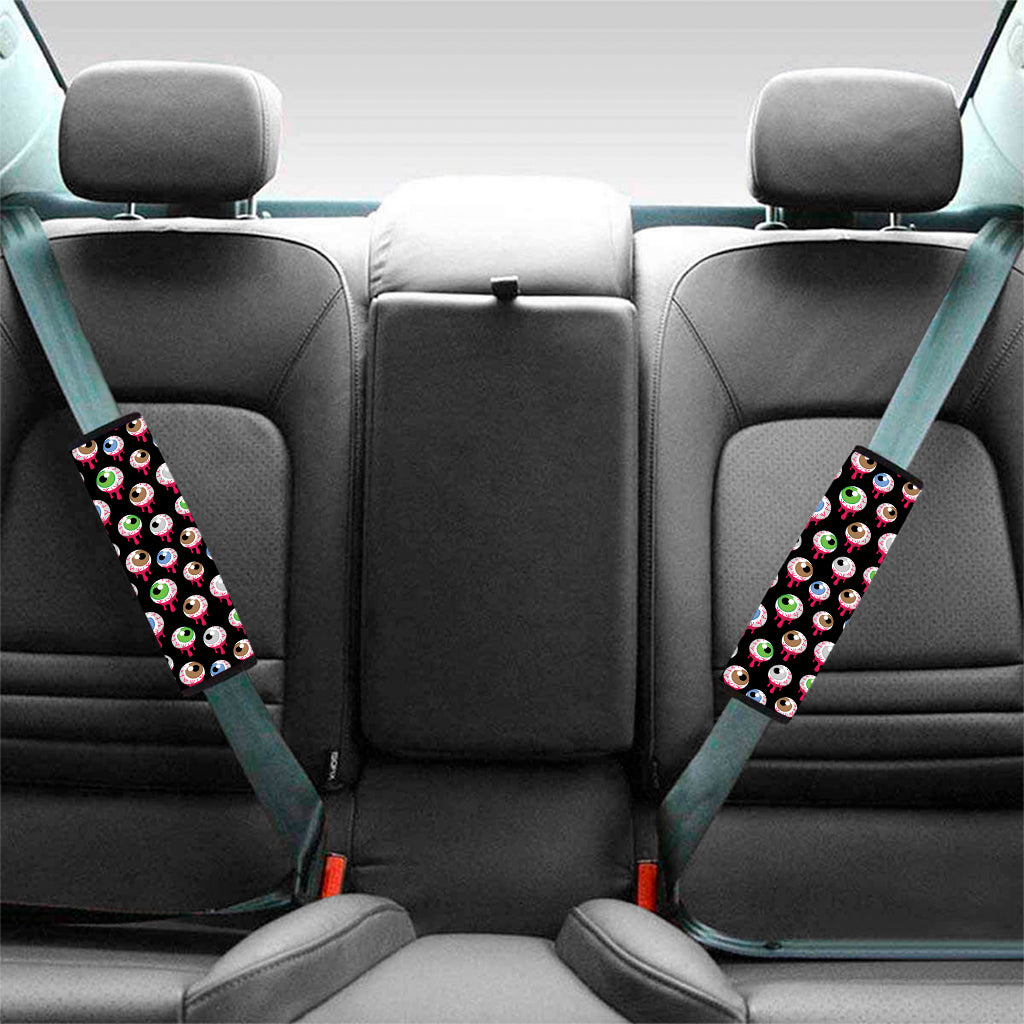 Bloody Eyeball Pattern Print Car Seat Belt Covers