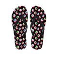 Bloody Eyeball Pattern Print Flip Flops
