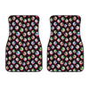 Bloody Eyeball Pattern Print Front Car Floor Mats