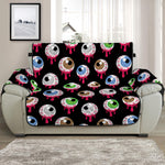 Bloody Eyeball Pattern Print Half Sofa Protector