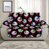 Bloody Eyeball Pattern Print Half Sofa Protector