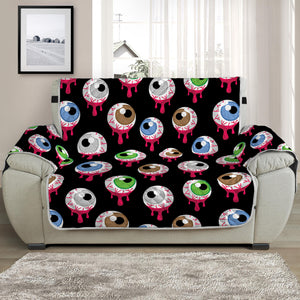 Bloody Eyeball Pattern Print Half Sofa Protector