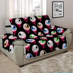 Bloody Eyeball Pattern Print Half Sofa Protector