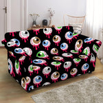 Bloody Eyeball Pattern Print Loveseat Slipcover