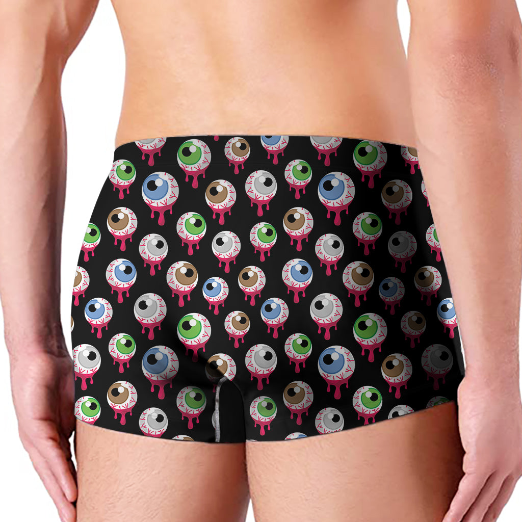 Bloody Eyeball Pattern Print Men's Boxer Briefs