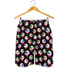 Bloody Eyeball Pattern Print Men's Shorts