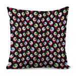 Bloody Eyeball Pattern Print Pillow Cover
