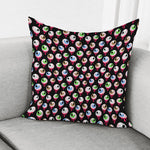 Bloody Eyeball Pattern Print Pillow Cover