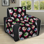 Bloody Eyeball Pattern Print Recliner Protector