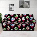 Bloody Eyeball Pattern Print Sofa Cover