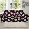 Bloody Eyeball Pattern Print Sofa Slipcover