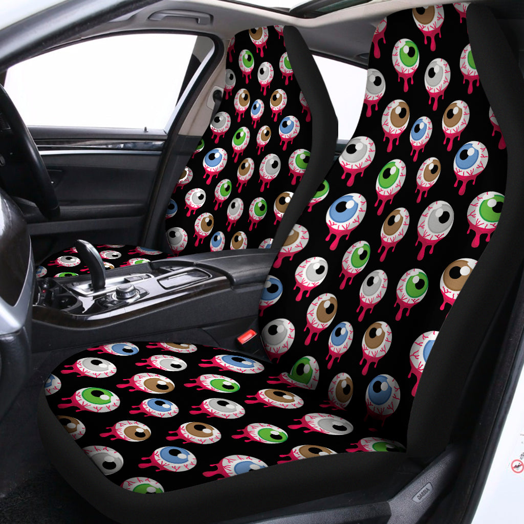 Bloody Eyeball Pattern Print Universal Fit Car Seat Covers