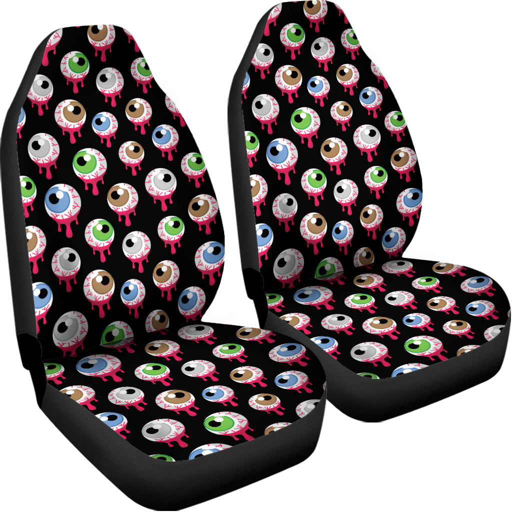 Bloody Eyeball Pattern Print Universal Fit Car Seat Covers