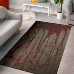 Bloody Metal Wall Print Area Rug