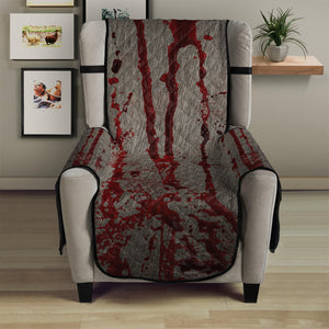 Bloody Metal Wall Print Armchair Protector