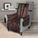 Bloody Metal Wall Print Armchair Protector