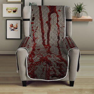 Bloody Metal Wall Print Armchair Protector