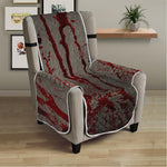 Bloody Metal Wall Print Armchair Protector