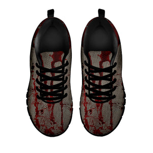 Bloody Metal Wall Print Black Sneakers