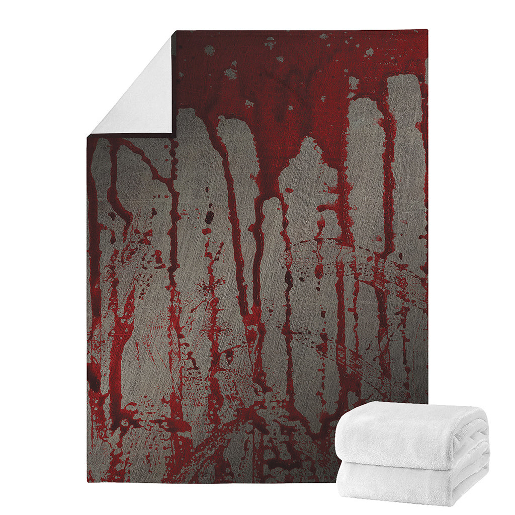 Bloody Metal Wall Print Blanket