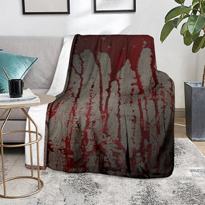 Bloody Metal Wall Print Blanket