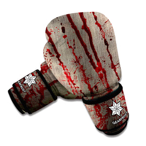 Bloody Metal Wall Print Boxing Gloves