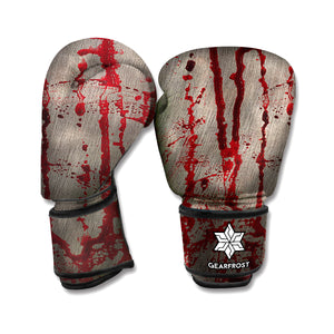 Bloody Metal Wall Print Boxing Gloves