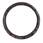 Bloody Metal Wall Print Car Steering Wheel Cover