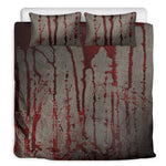 Bloody Metal Wall Print Duvet Cover Bedding Set