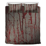 Bloody Metal Wall Print Duvet Cover Bedding Set