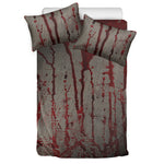 Bloody Metal Wall Print Duvet Cover Bedding Set