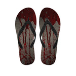 Bloody Metal Wall Print Flip Flops