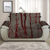 Bloody Metal Wall Print Half Sofa Protector