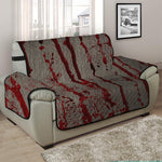 Bloody Metal Wall Print Half Sofa Protector