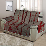 Bloody Metal Wall Print Half Sofa Protector