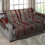 Bloody Metal Wall Print Loveseat Protector