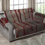 Bloody Metal Wall Print Loveseat Protector