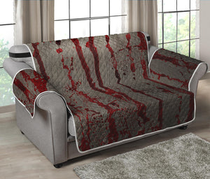 Bloody Metal Wall Print Loveseat Protector