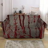 Bloody Metal Wall Print Loveseat Slipcover