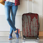 Bloody Metal Wall Print Luggage Cover